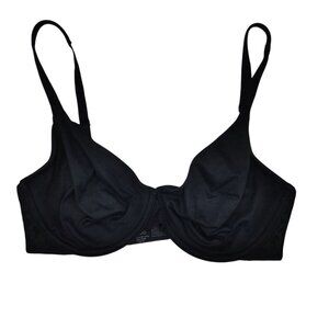 Soma Embraceable Unlined Underwire Bra Womens Size 32DD Black Perfect Coverage